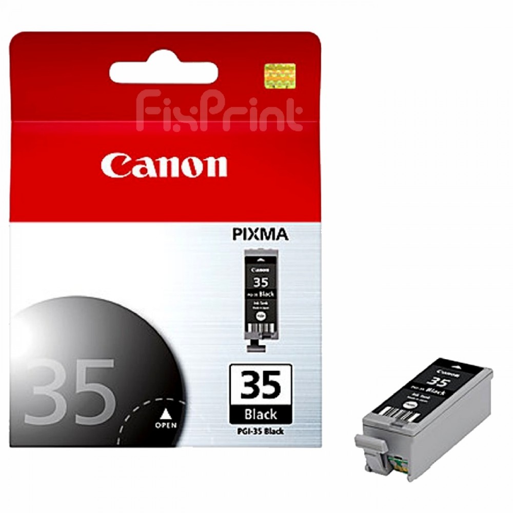 Cartridge Tinta Original Canon PGI35 PGI 35 PGI-35 PGI-35BK Pigment Black, Refill Printer PIXMA TR150 iP100 iP110 